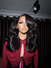 Midnight Layered Luxe – 14” | 300g | 5x5 Lace