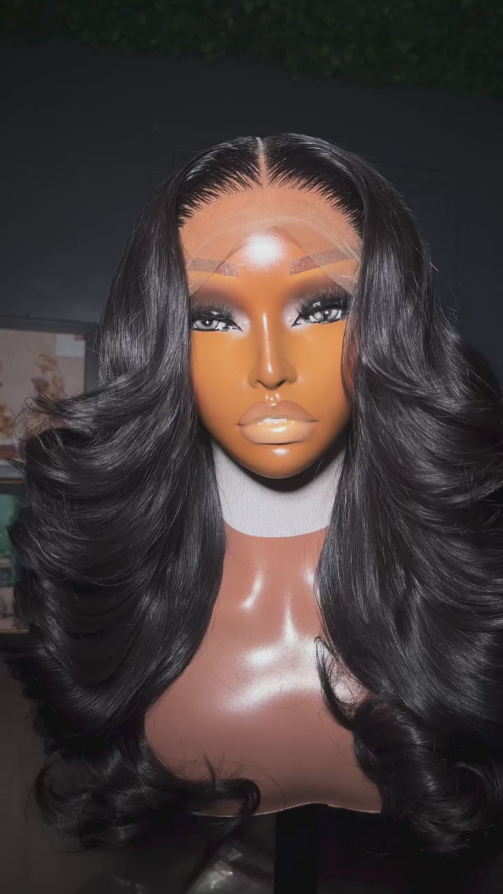 Andrey Virgin  Layered Wave| 20 Inches| 300G| 5x5 Closure