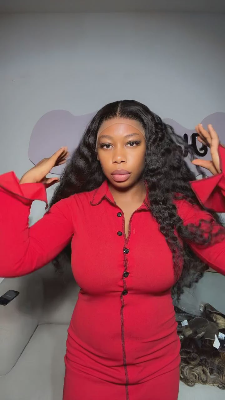LUXURY DEEP WAVE WIG - 32''| 300G |13x4 FRONTAL