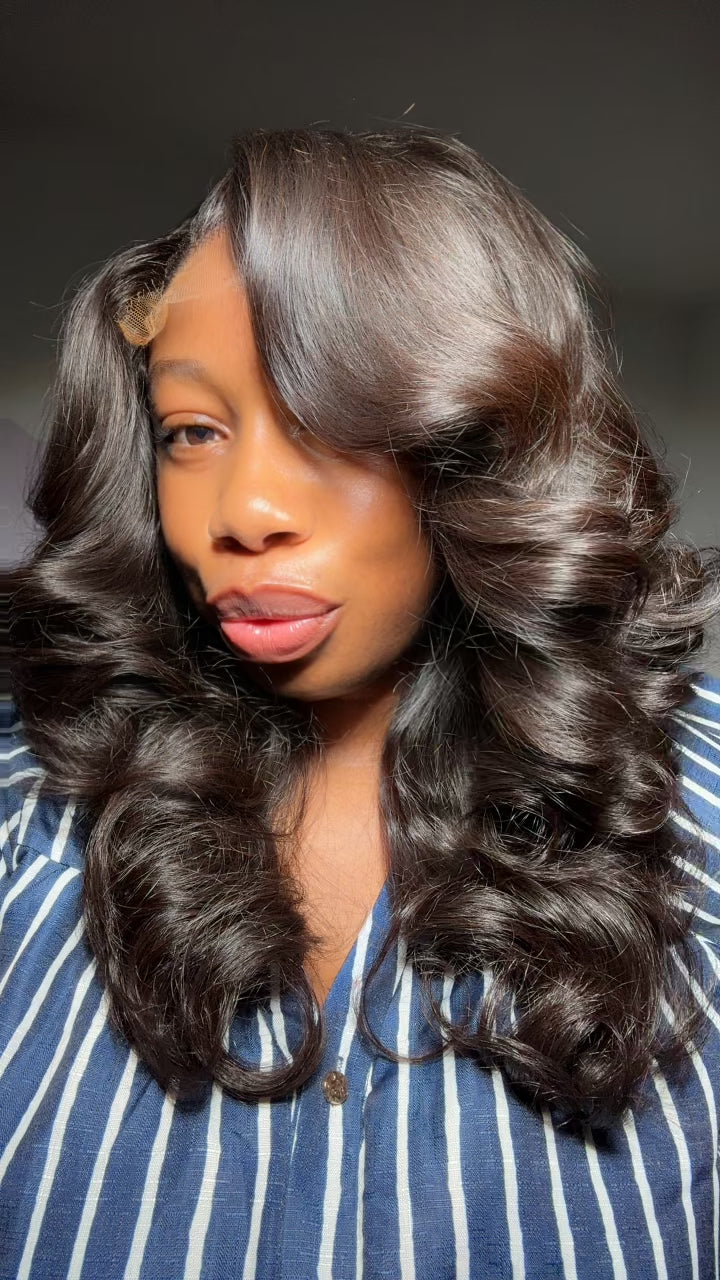 SEYI ROSS|16INCHES|5by5 HD LACE| 300G| VIRGIN HAIR