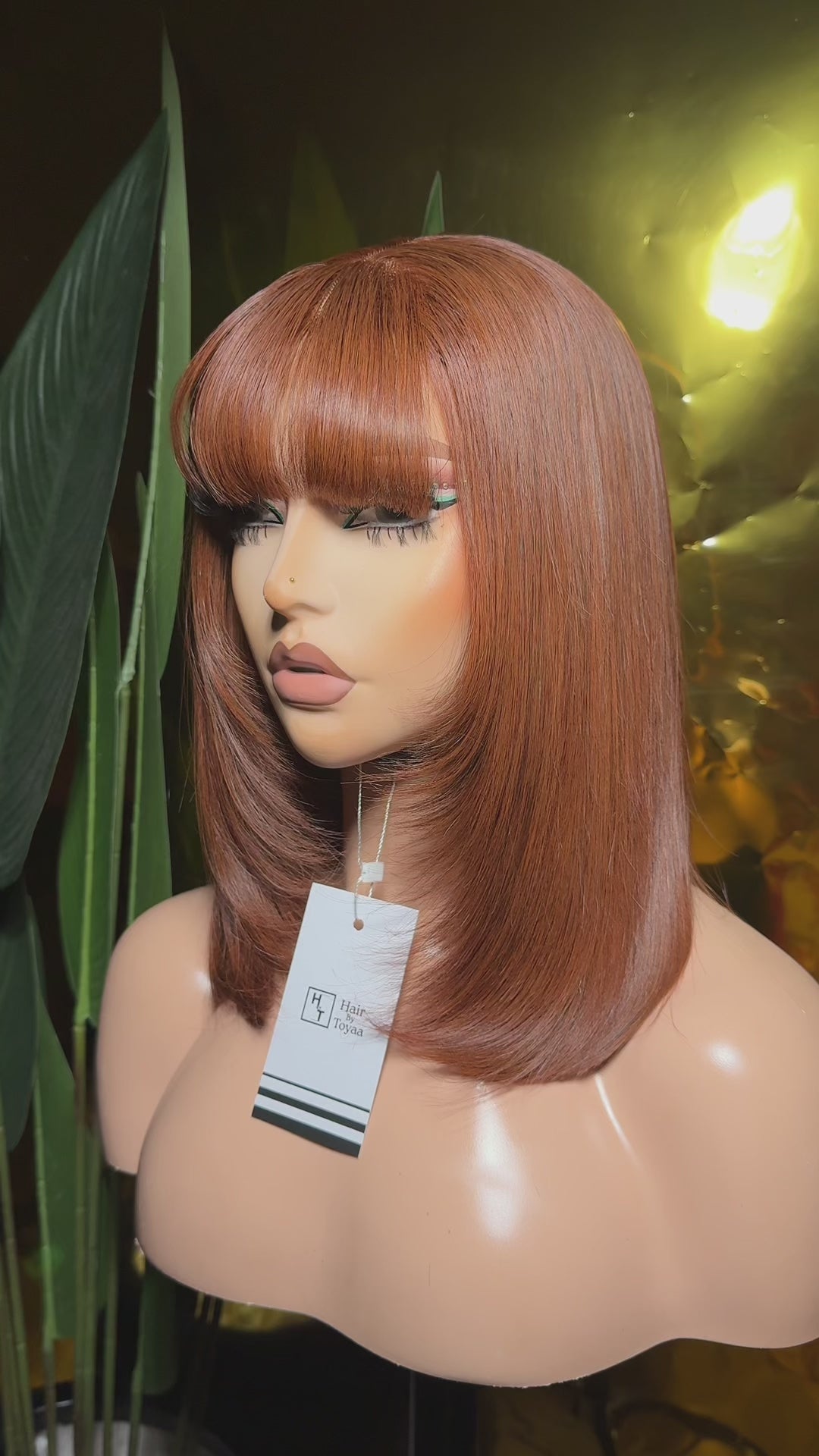 🍷 “Cherry Bomb” – The Bob with a Bold Bang