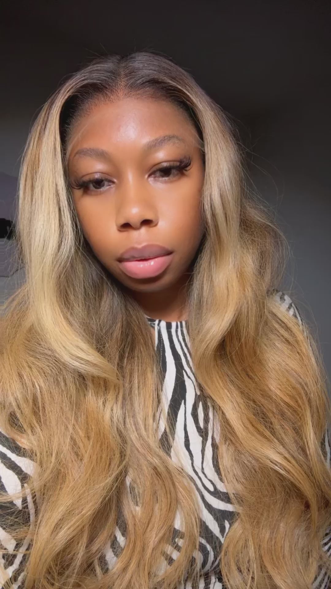 Honey Blonde HD Wig – Layered Flow with Natural Melt | 28 inches, 400g, 13x6 HD Lace