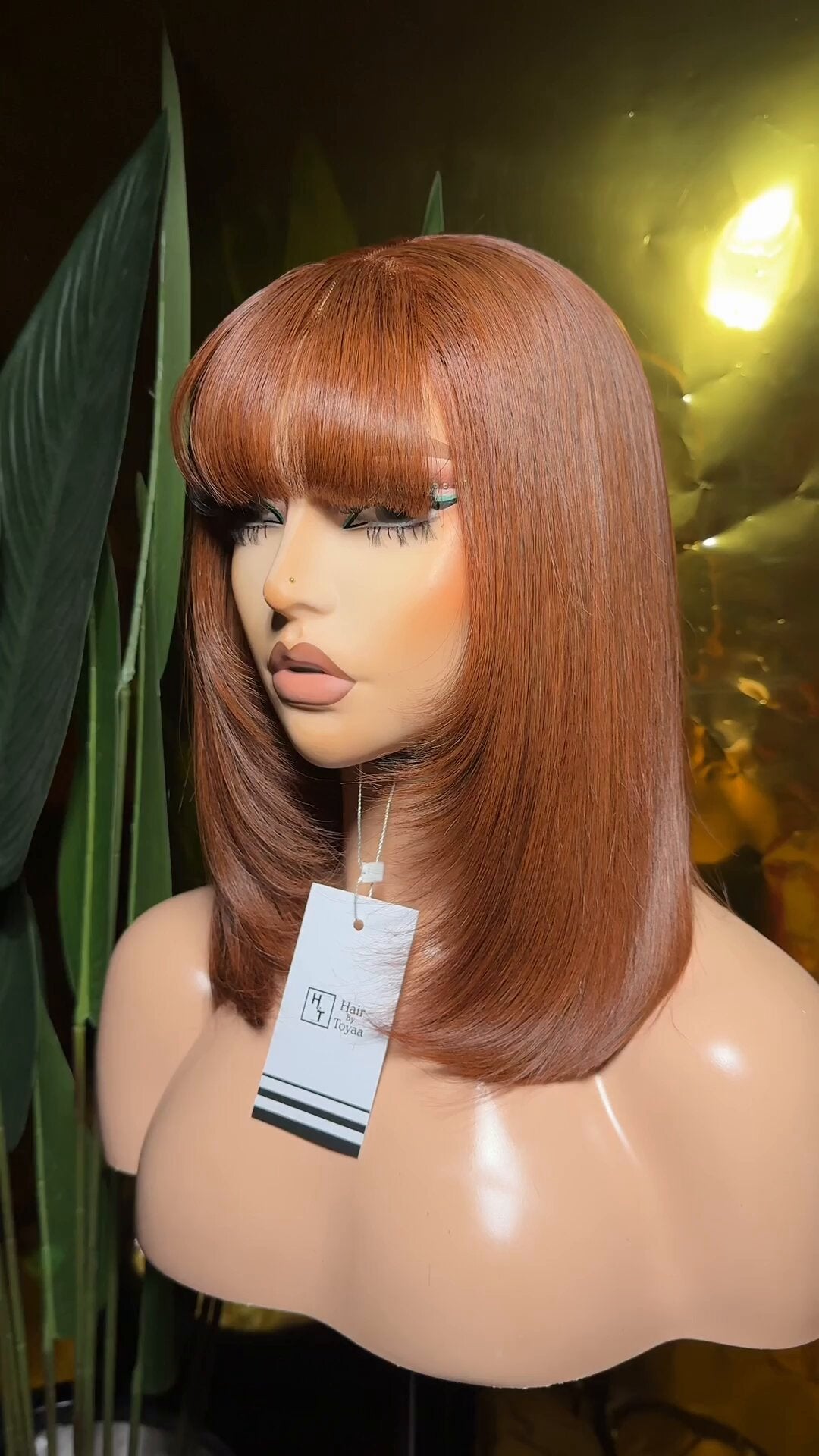 🍷 “Cherry Bomb” – The Bob with a Bold Bang
